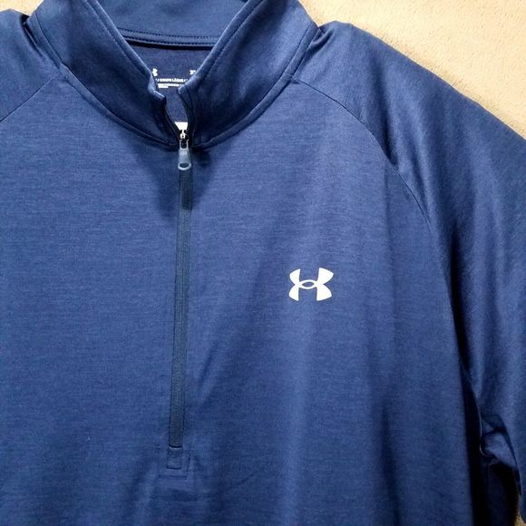Under armour Men's Shirts long Sleeve 1/4 Zip Size Xl - Picture 2 of 9